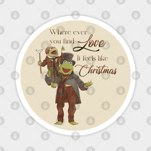 It Feels Like Christmas Magnet by Sketchyleigh